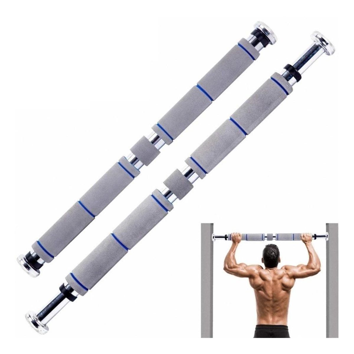 GENERICO - Barra De Puerta Ajustable 80-100 cm Para Ejercicio