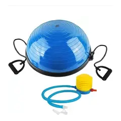 GENERICO - Bosu Gym Balance Trainer con Bandas de Resistencia 64cm