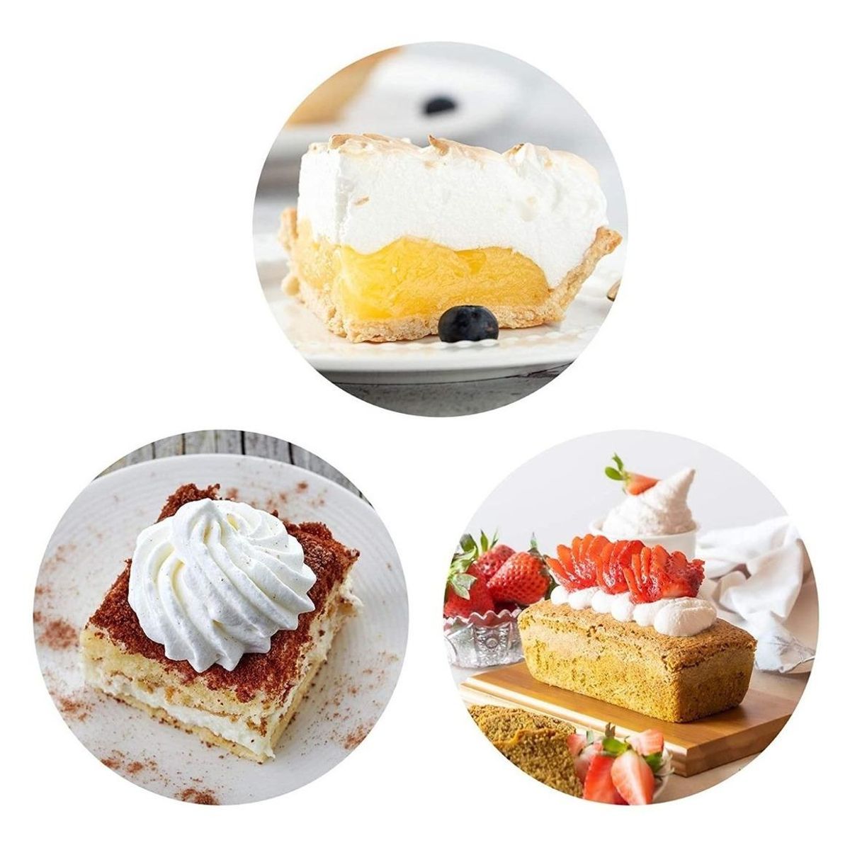 GENERICO - Sifón de Crema Batidora 500 ML Color Plateado para Cocina