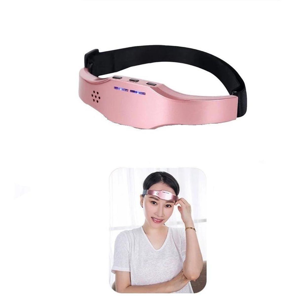 GENERICO - Masajeador Eléctrico de Cabeza para Inducir Sueño y Relax