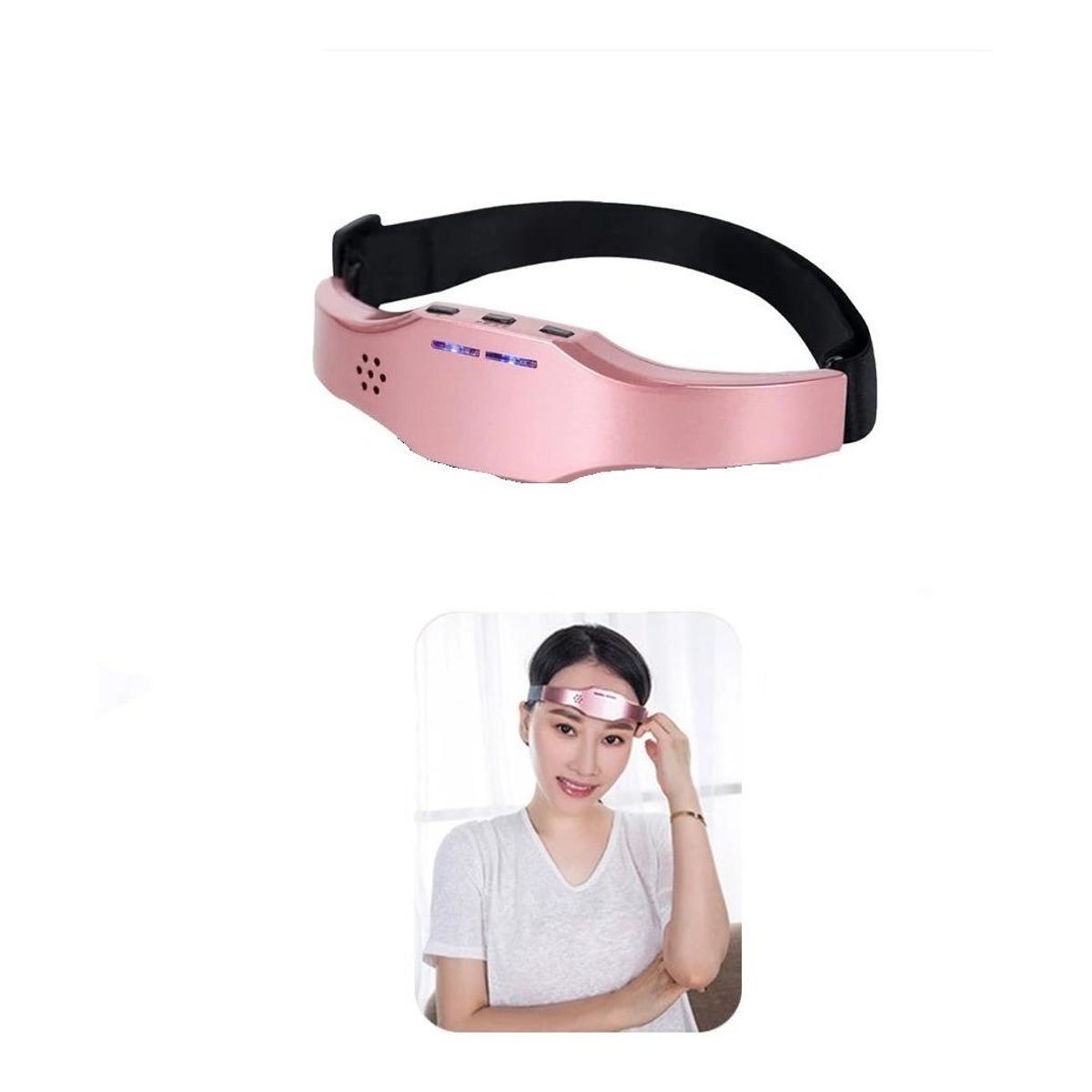 GENERICO - Masajeador Eléctrico de Cabeza para Inducir Sueño y Relax