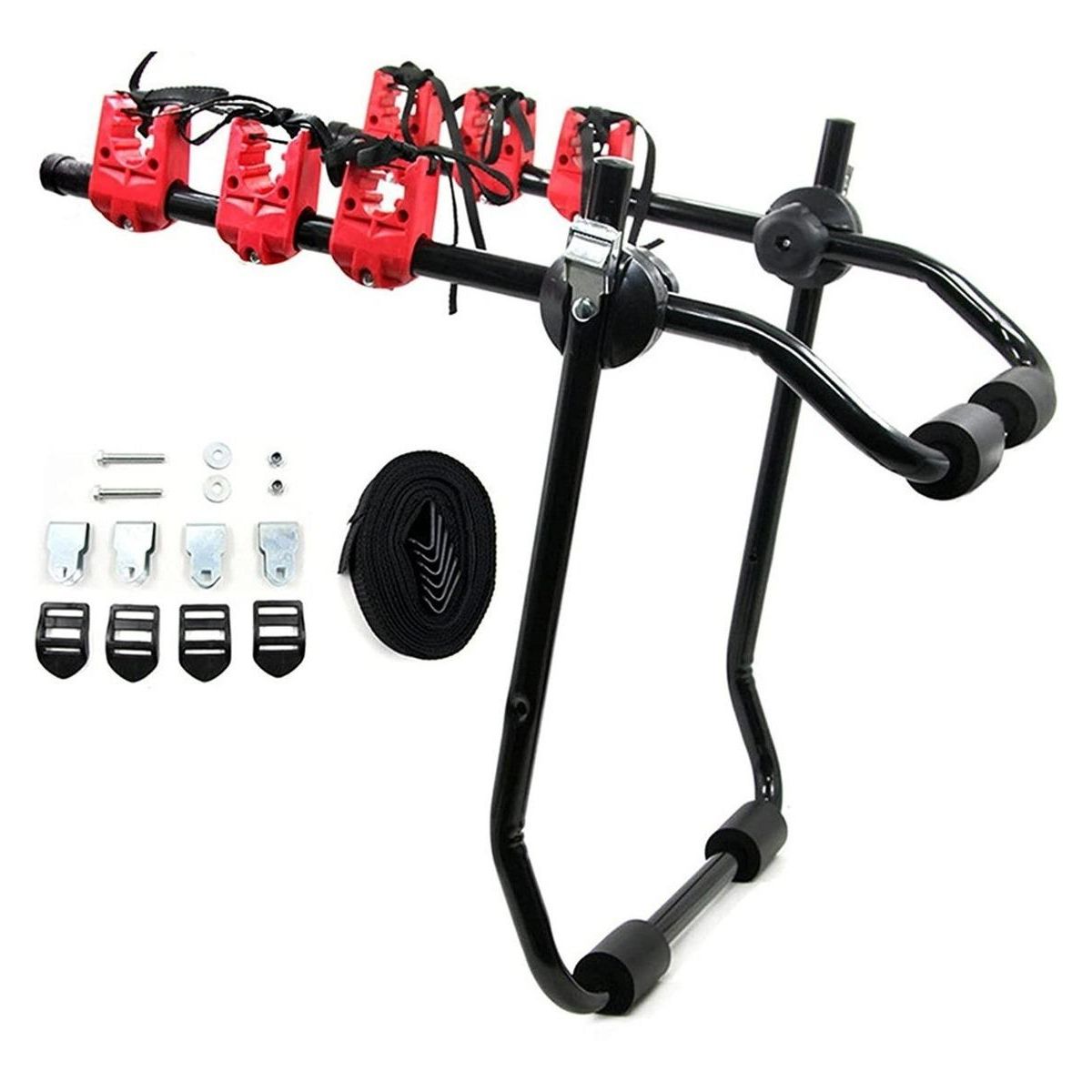 GENERICO - Portabicicletas Triple para Automóvil con Fácil Montaje