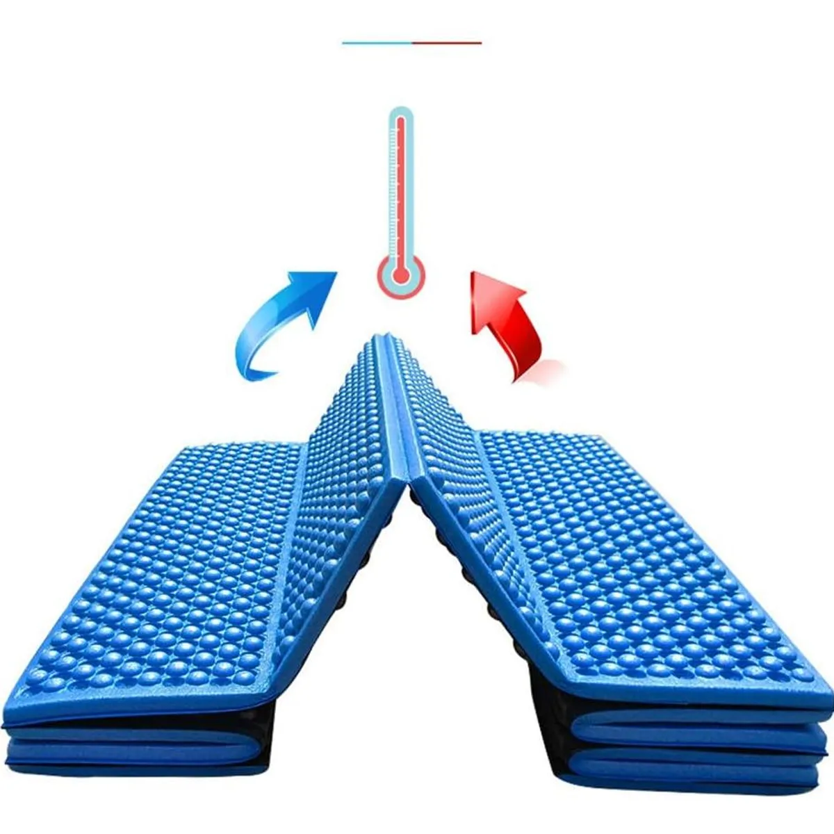 GENERICO - Colchoneta Plegable Ultraligera para Camping 190x57cm