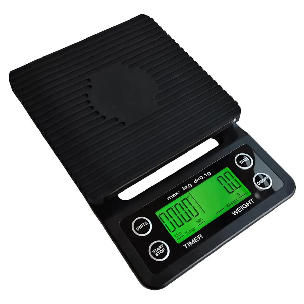 GENERICO - Balanza Digital de Cocina con Temporizador y Pantalla Retroiluminada