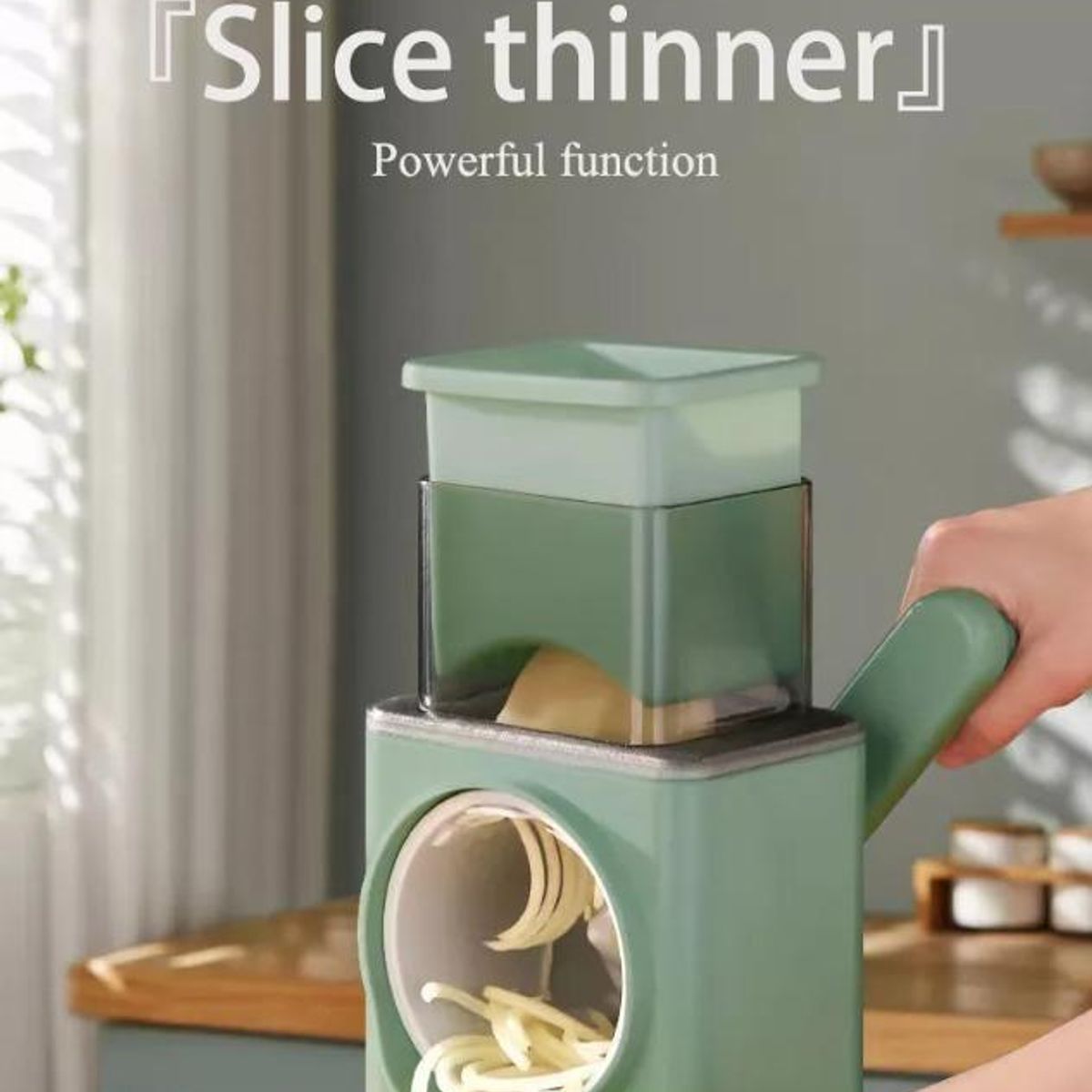 GENERICO - Procesador Manual 3 en 1 para Frutas y Verduras