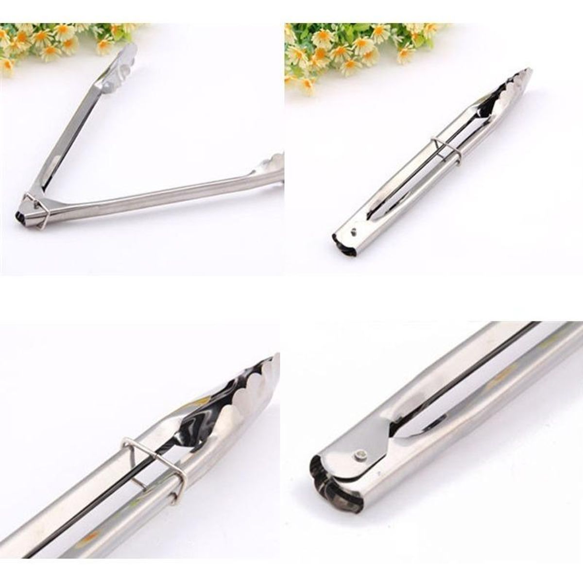 GENERICO - Pinza Tenaza Multiuso de Acero Inoxidable para Cocina