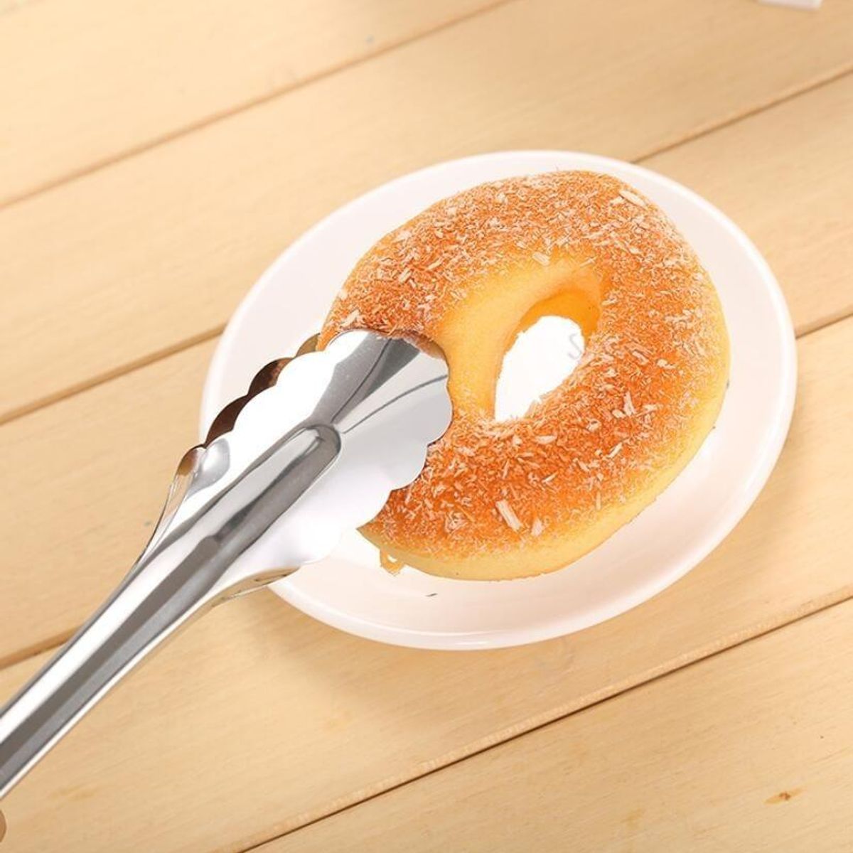 GENERICO - Pinza Multiuso de Acero Inoxidable de 21 cm para Cocina