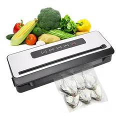 GENERICO - Máquina Selladora al Vacío para Alimentos con Cortador Integrado