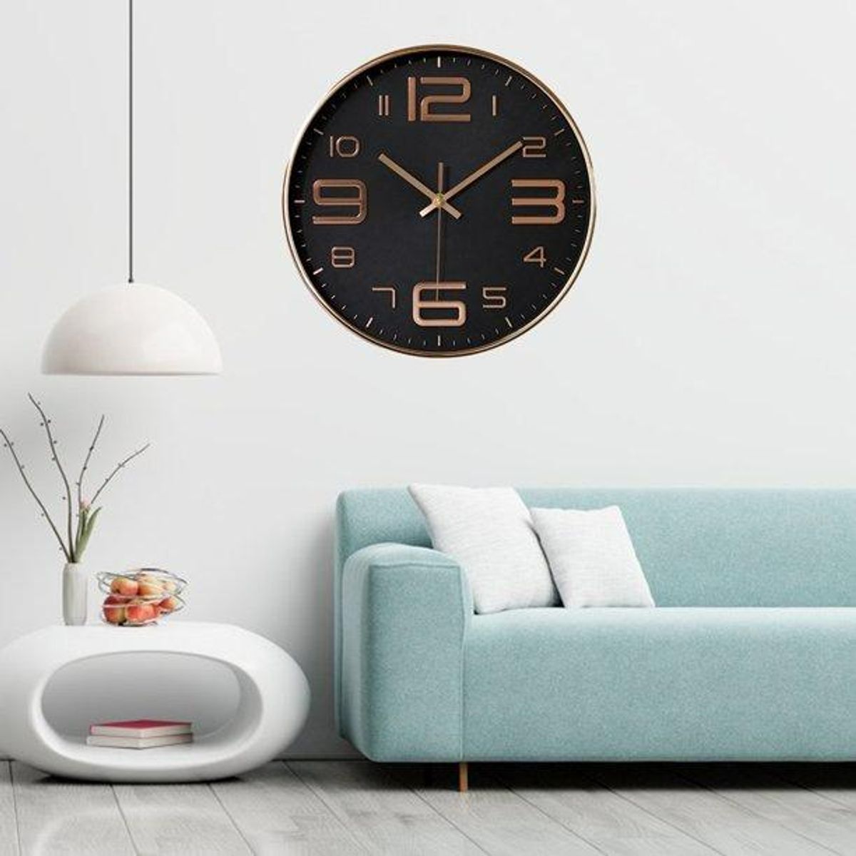 GENERICO - Reloj De Pared Redondo Decorativo Silencioso 30cm