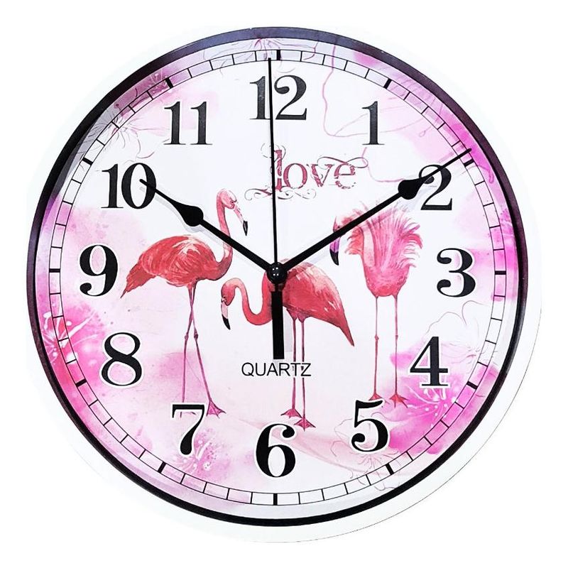 GENERICO - Reloj De Pared Redondo Silencioso 25 Cm Mural Decorativo