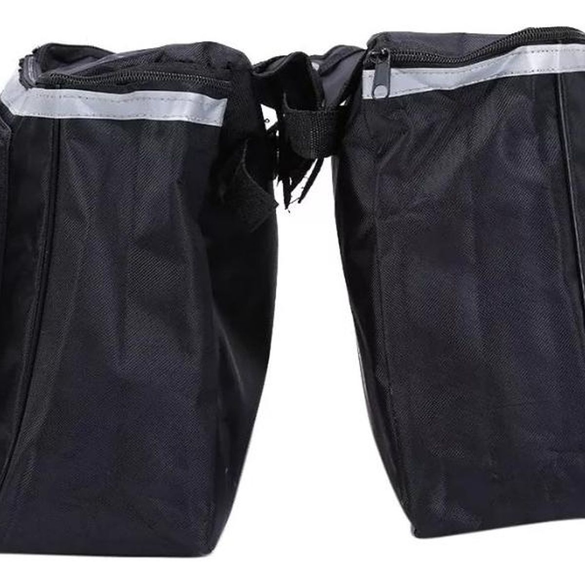 GENERICO - Bolso Alforja Reforzada para Bicicleta con Reflectantes.