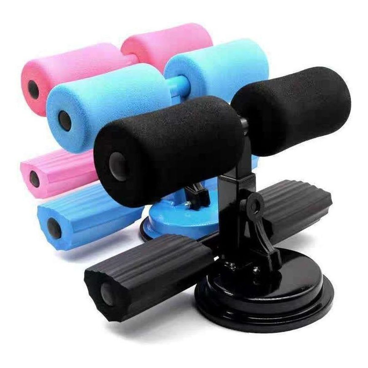 GENERICO - Máquina Abdominales Portátil Ajustable con Ventosa Fuerte