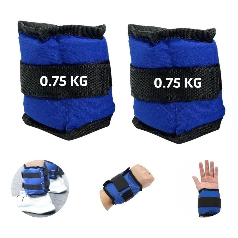 GENERICO - Pesas para Tobillos y Muñecas 15 Kg Ajustables