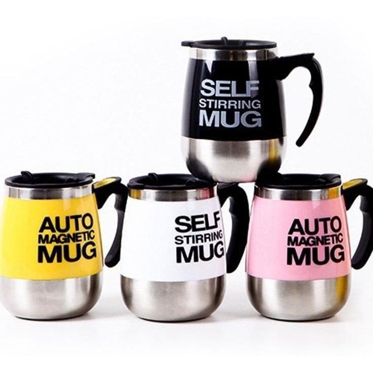GENERICO - Tazón Automático Self Mug Revolvedor Eléctrico 400ml