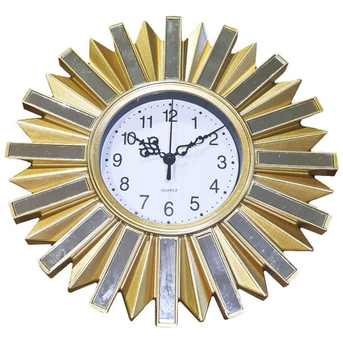 GENERICO - Reloj Mural Redondo Decorativo de Espejo Silencioso