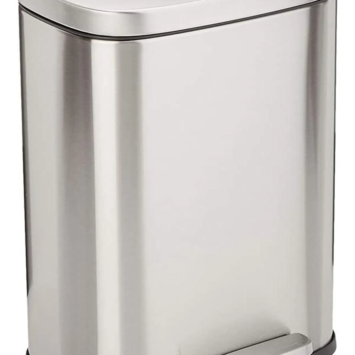 GENERICO - Basurero de Acero Inoxidable de Pedal con Cierre Suave 15 L