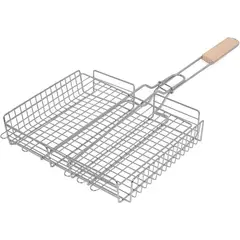 GENERICO - Cesta Parrilla Rejilla Ideal para Asados y Verduras