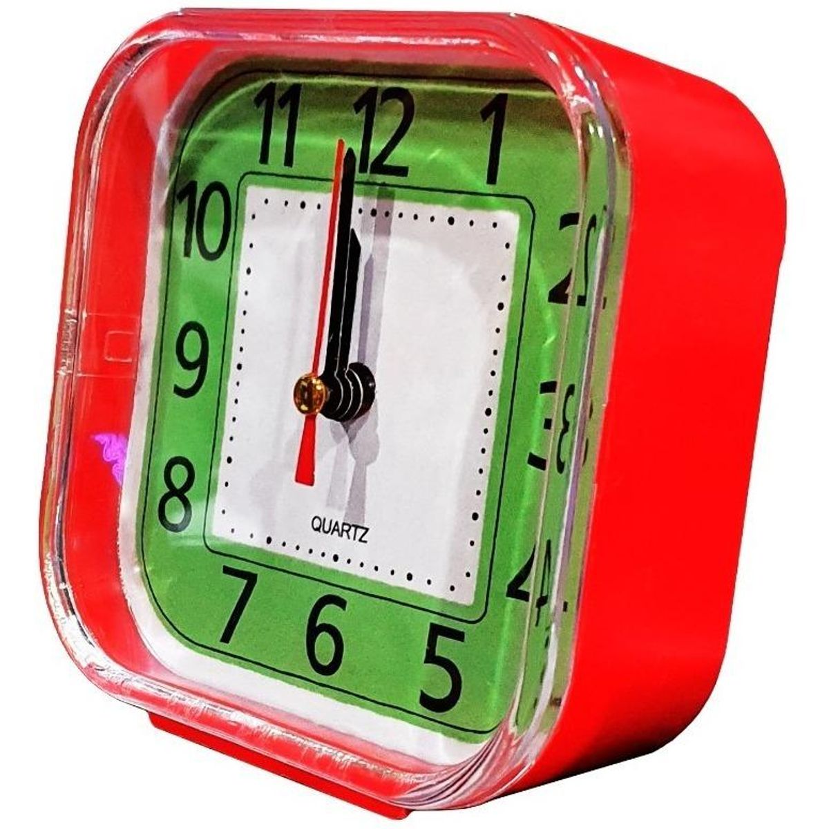 GENERICO - Reloj Despertador Cuadrado con Alarma para Dormitorio