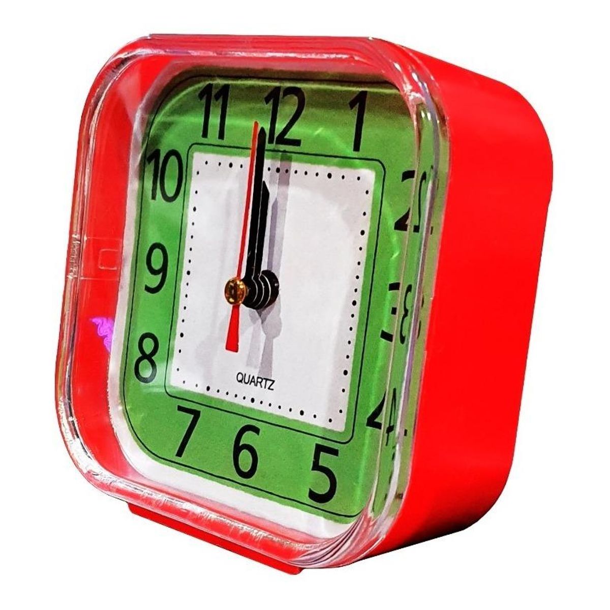 GENERICO - Reloj Despertador Cuadrado con Alarma para Dormitorio