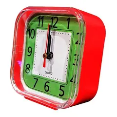 GENERICO - Reloj Despertador Cuadrado con Alarma para Dormitorio