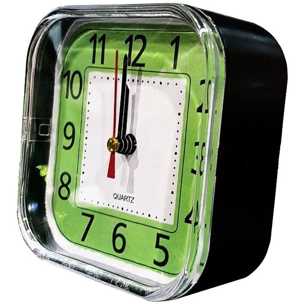 GENERICO - Reloj Despertador Cuadrado con Alarma para Dormitorio