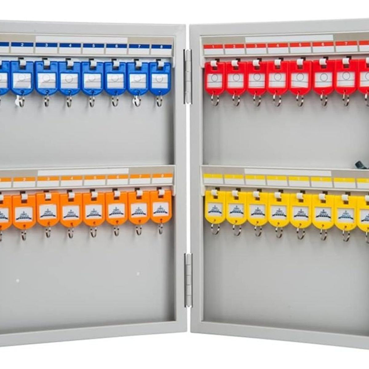 GENERICO - Organizador Magnético Para Llaves con Cerradura - 32 Llaveros