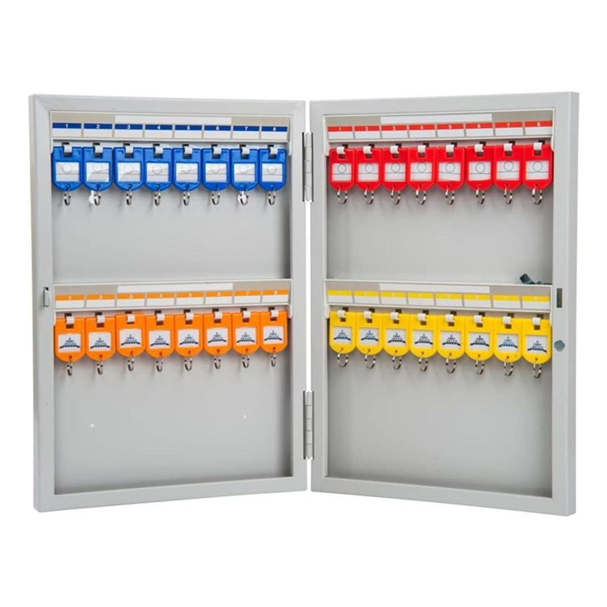 GENERICO - Organizador Magnético Para Llaves con Cerradura - 32 Llaveros