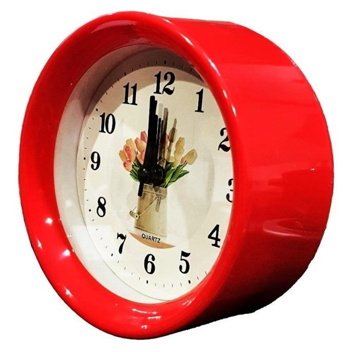 GENERICO - Reloj Despertador Redondo Colores con Alarma Programable