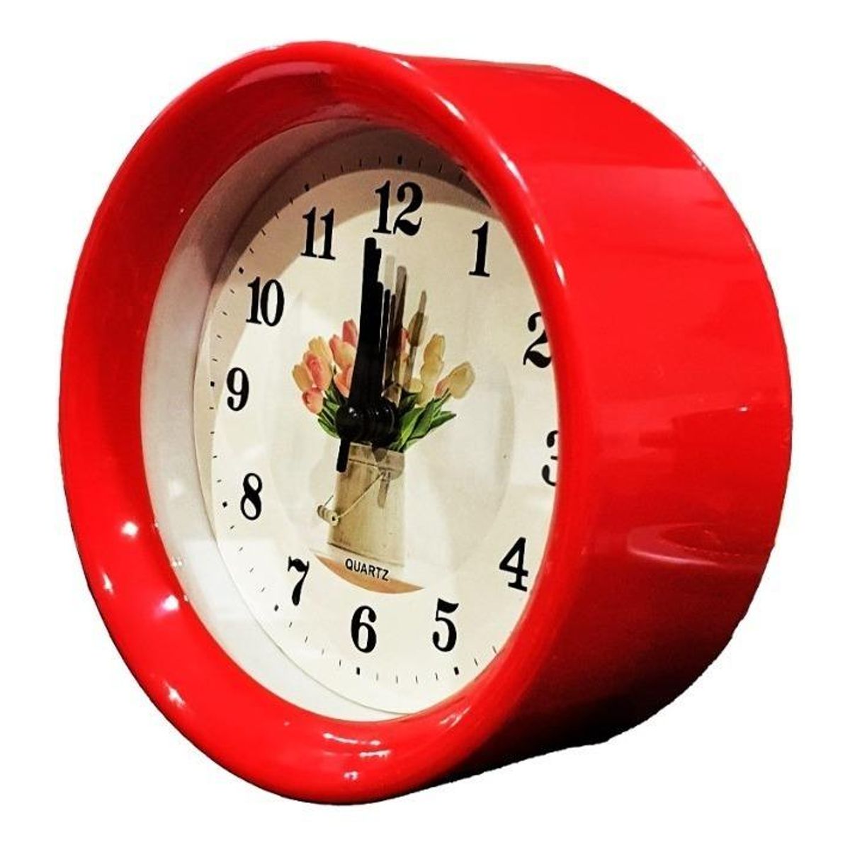 GENERICO - Reloj Despertador Redondo Colores con Alarma Programable