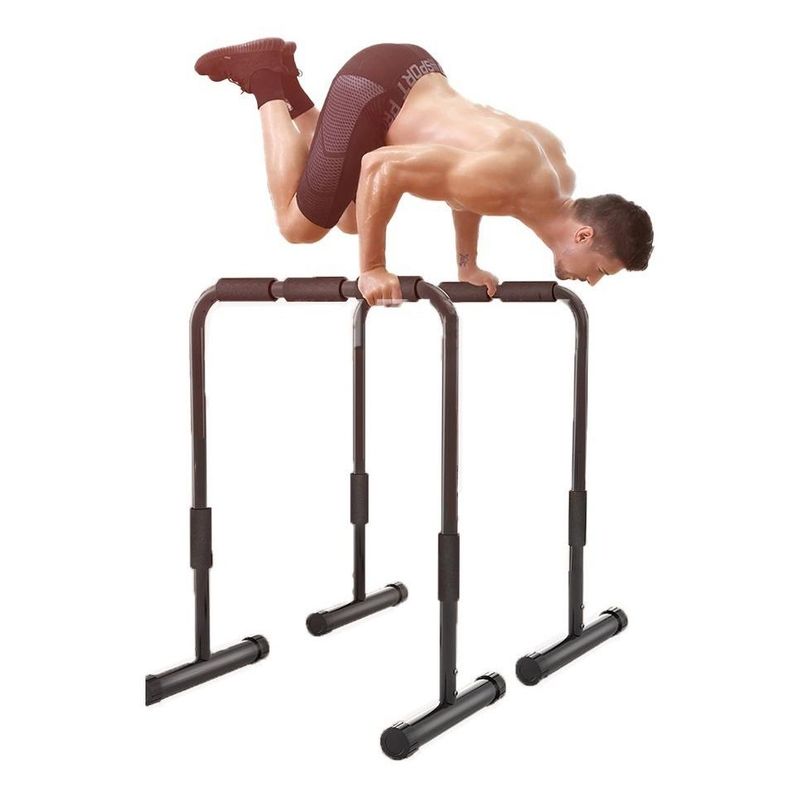 GENERICO - Barras Paralelas Ajustables para Entrenamiento 78-90 cm