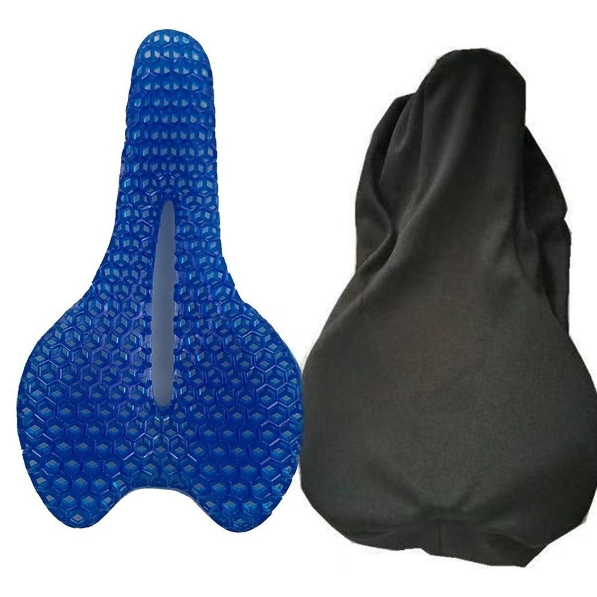 GENERICO - Cojín de Gel Acolchonado para Asiento de Bicicleta