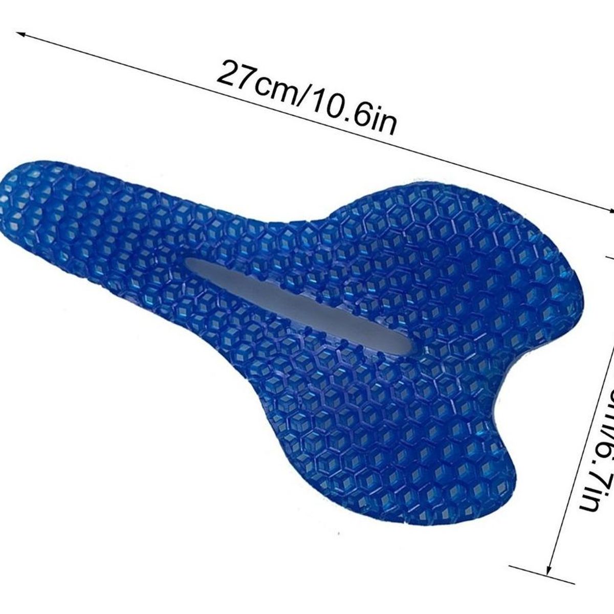 GENERICO - Cojín de Gel Acolchonado para Asiento de Bicicleta