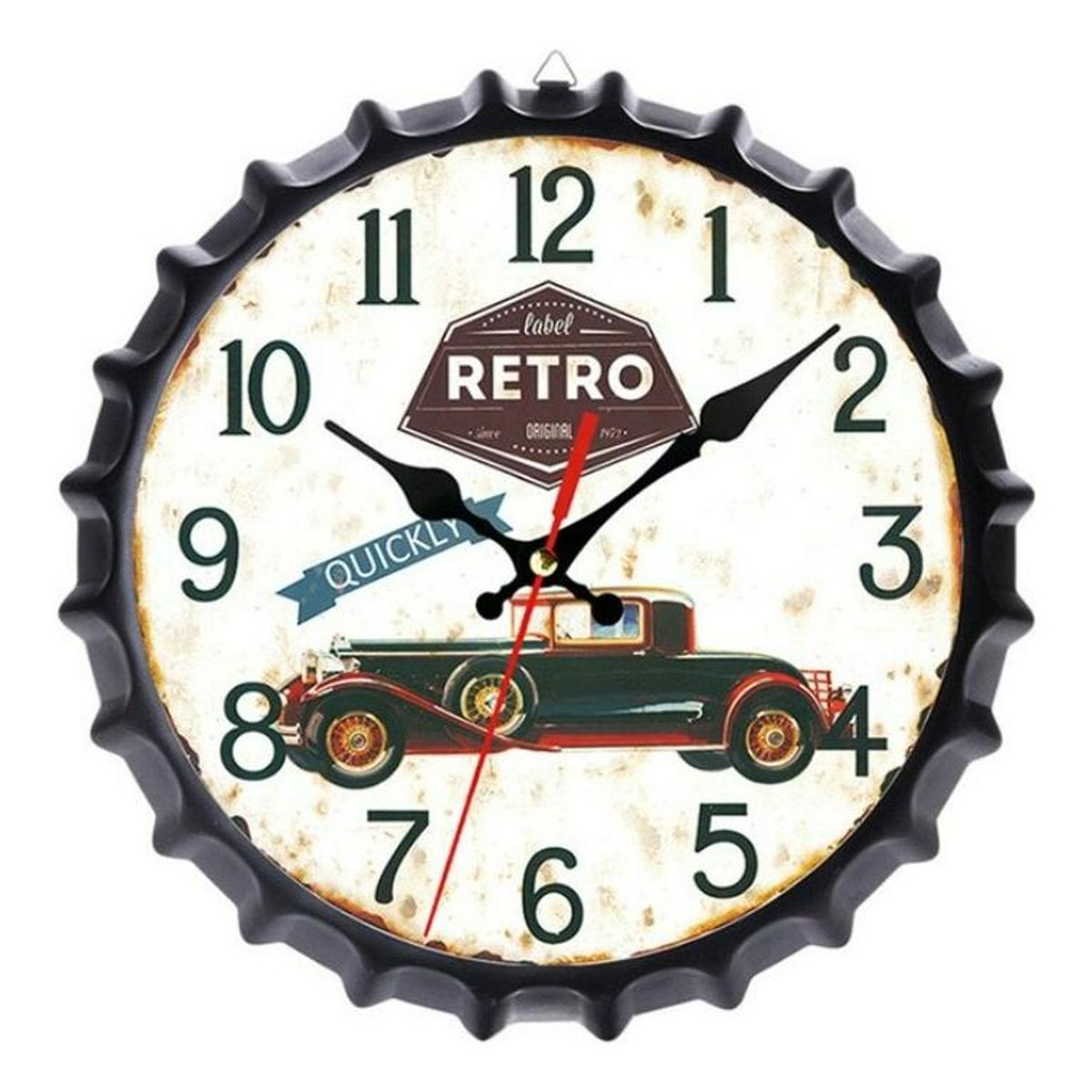 GENERICO - Reloj de Pared Silencioso de Diseño Minimalista 25 cm
