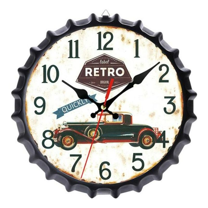 GENERICO - Reloj de Pared Silencioso de Diseño Minimalista 25 cm