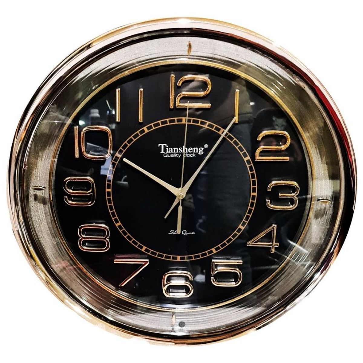 GENERICO - Reloj de Pared Grande Redondo Silencioso 42cm Decorativo