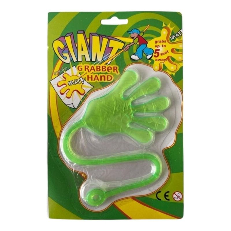 GENERICO - Manos Pegajosas Surtidas Coloridas - Pack de 12 Unidades
