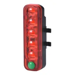 GENERICO - Luz LED Trasera Recargable USB para Bicicletas y Seguridad