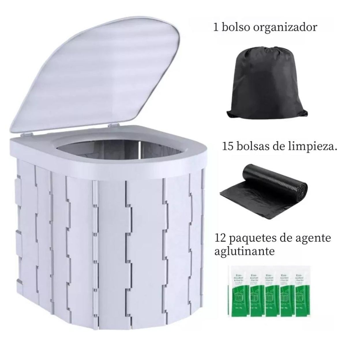 GENERICO - Baño Portátil Plegable para Camping y Emergencias