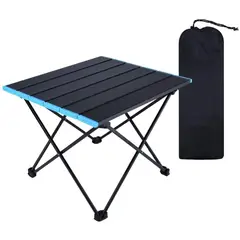 GENERICO - Mesa Plegable Portátil para Camping y Eventos 68x47x40 cm