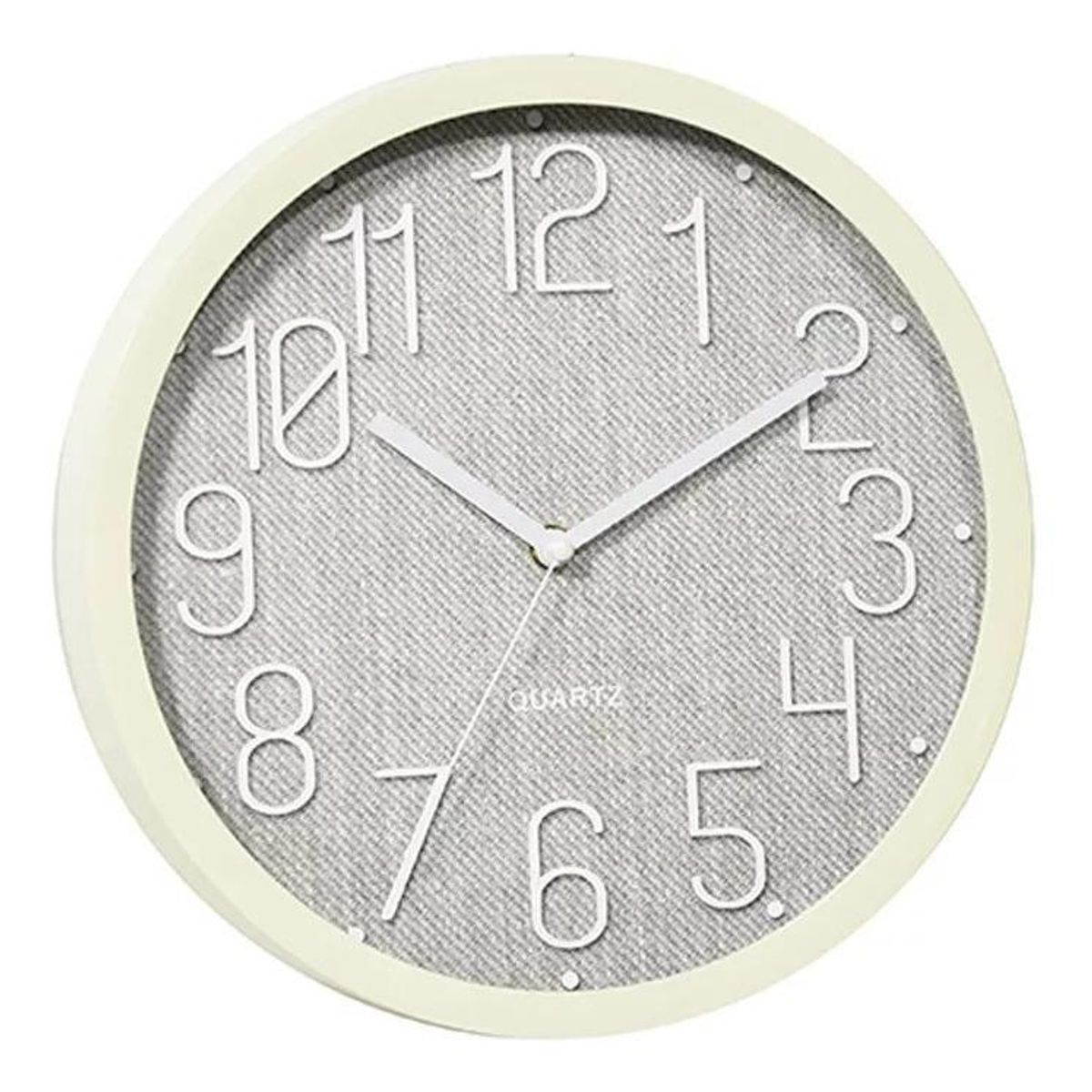 GENERICO - Reloj de Pared Redondo Silencioso de Madera 30 cm