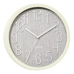 GENERICO - Reloj de Pared Redondo Silencioso de Madera 30 cm