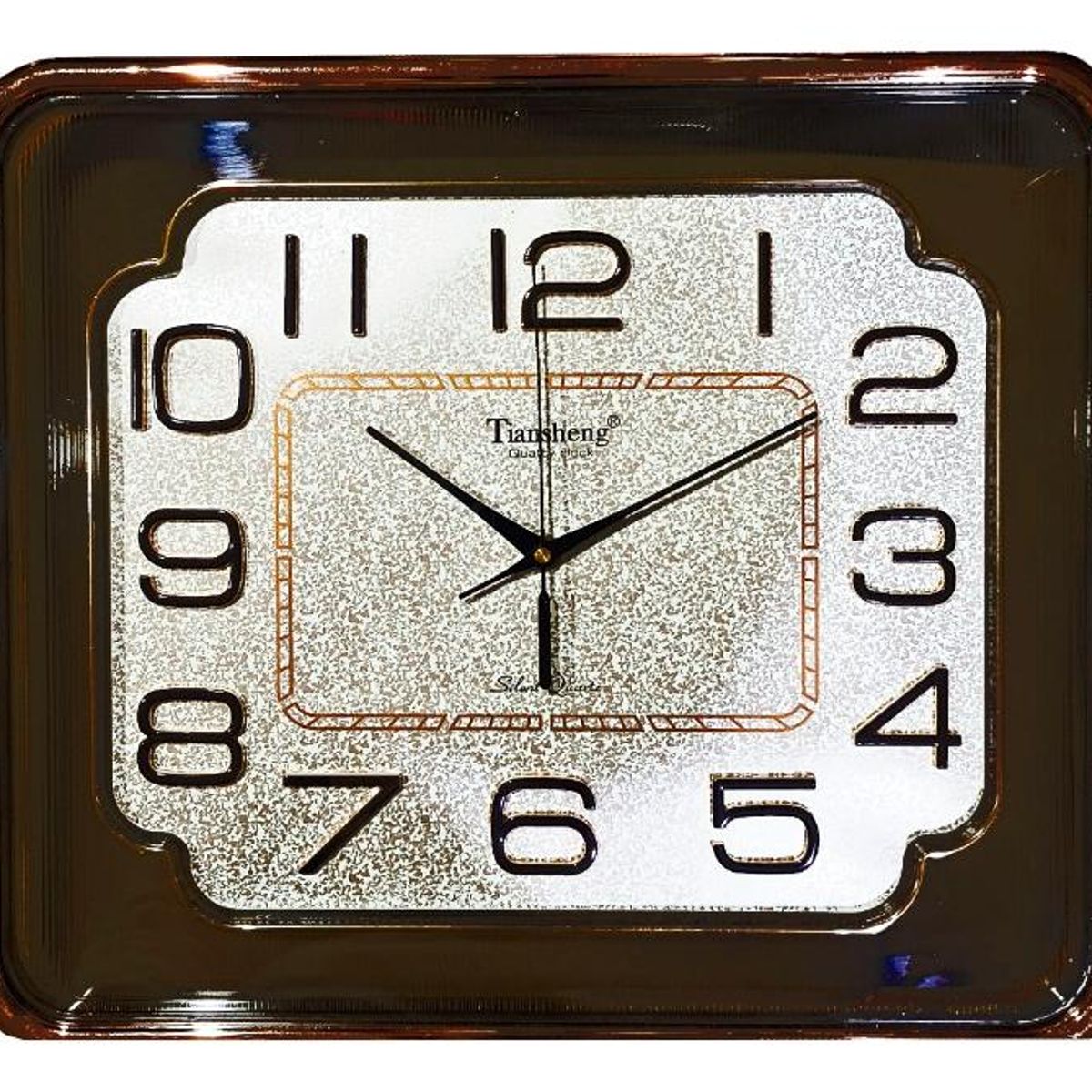 GENERICO - Reloj de Pared Cuadrado Silencioso 43 cm Decorativo