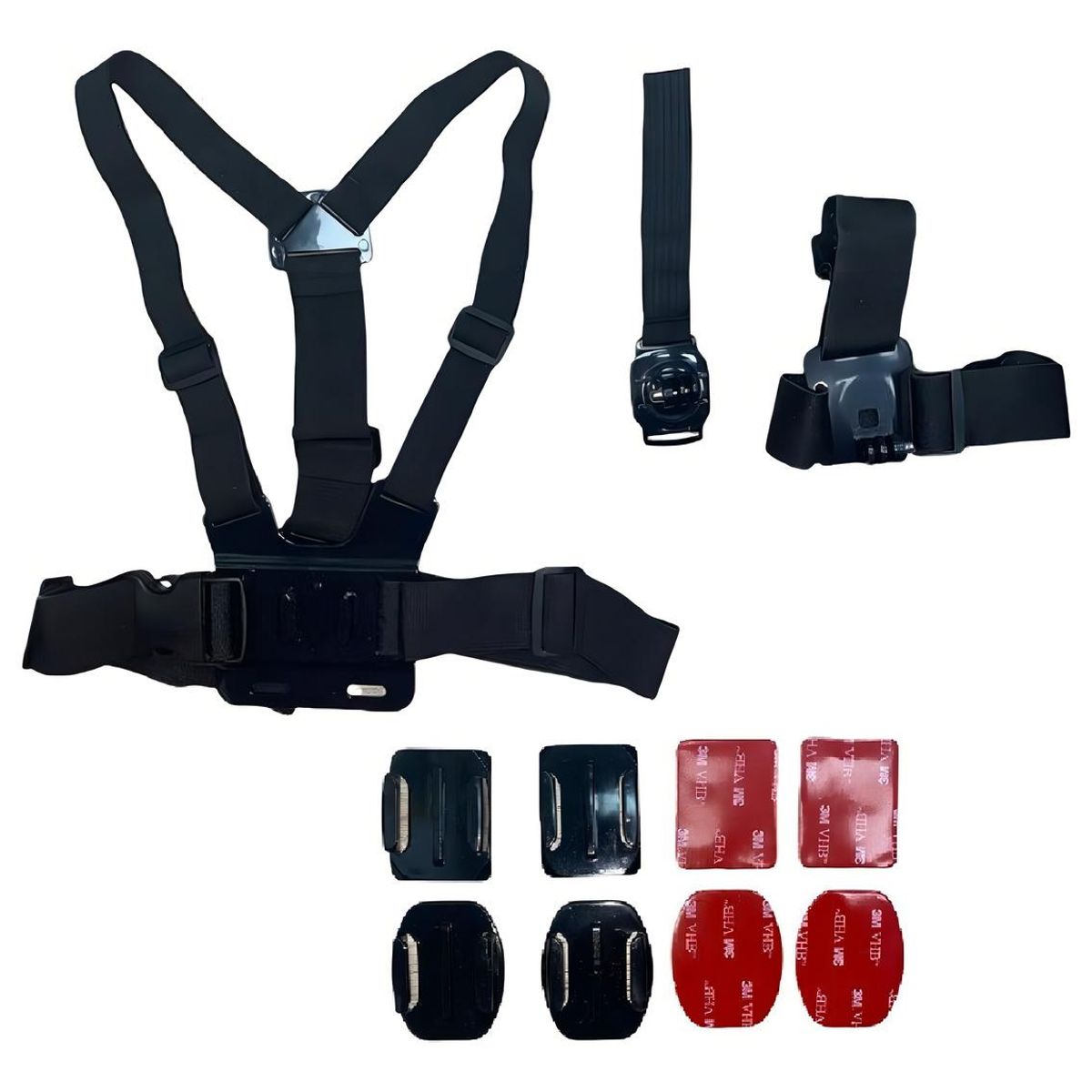 GENERICO - Kit Accesorios 22 en 1 para Cámara Deportiva GoPro.