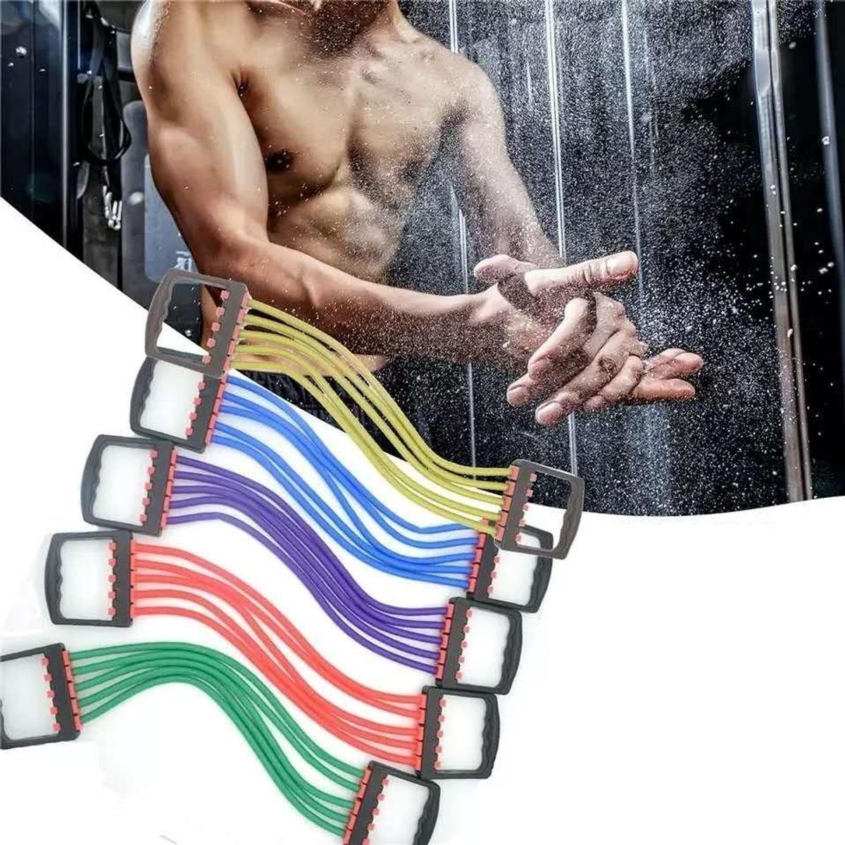 GENERICO - Extensor de Brazos Elástico Ajustable para Fitness