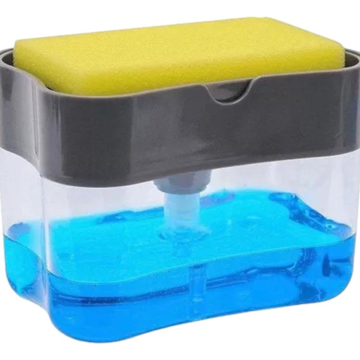 GENERICO - Dispensador de Jabón Automático con Esponja y Recipiente