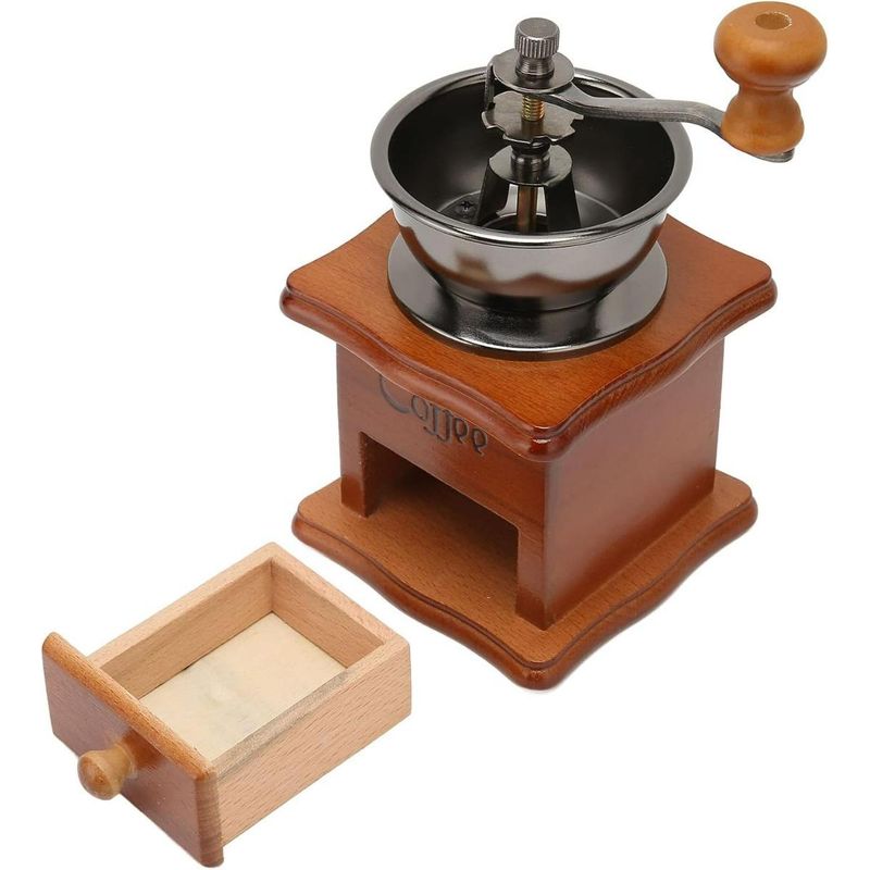 GENERICO - Molinillo Manual de Café y Semillas Diseño Ergonómico