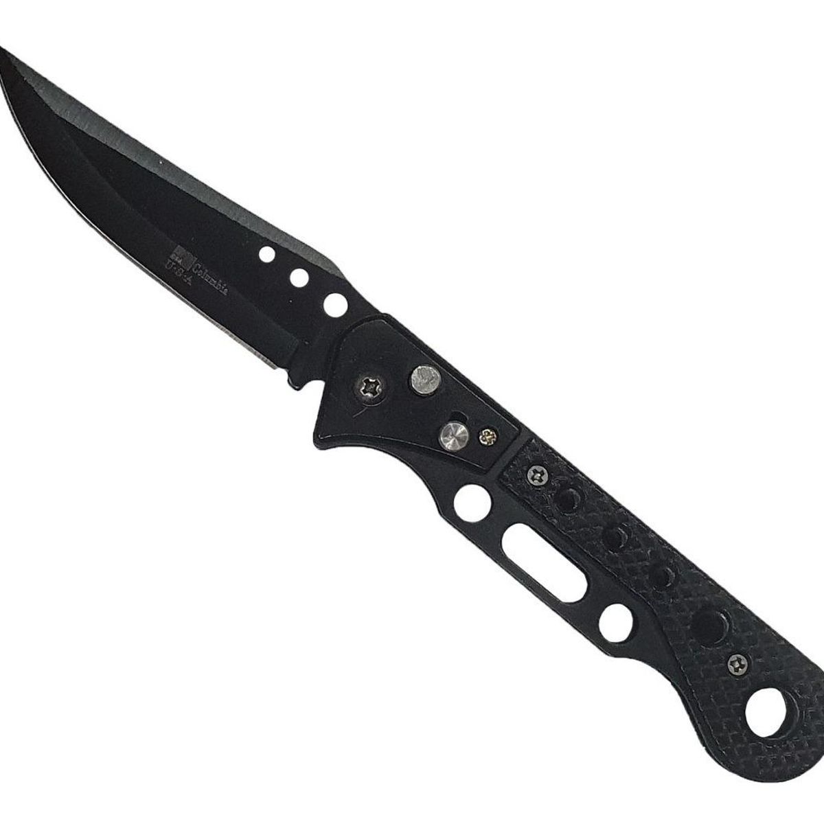 GENERICO - Cuchillo de Supervivencia Automático con Hoja de Acero 440