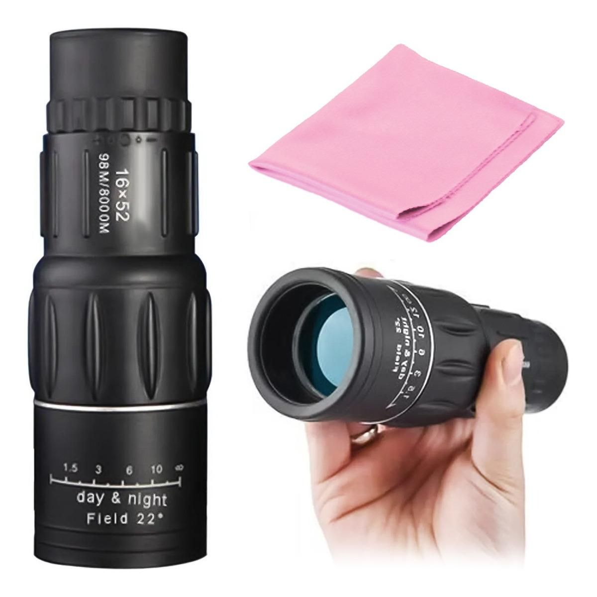 GENERICO - Monocular Compacto 16x52 para Naturaleza y Camping
