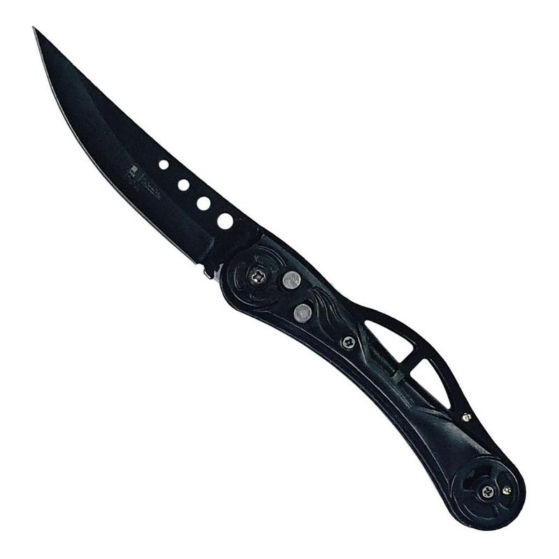 GENERICO - Navaja Automática de Supervivencia de 21cm con Mango de Metal