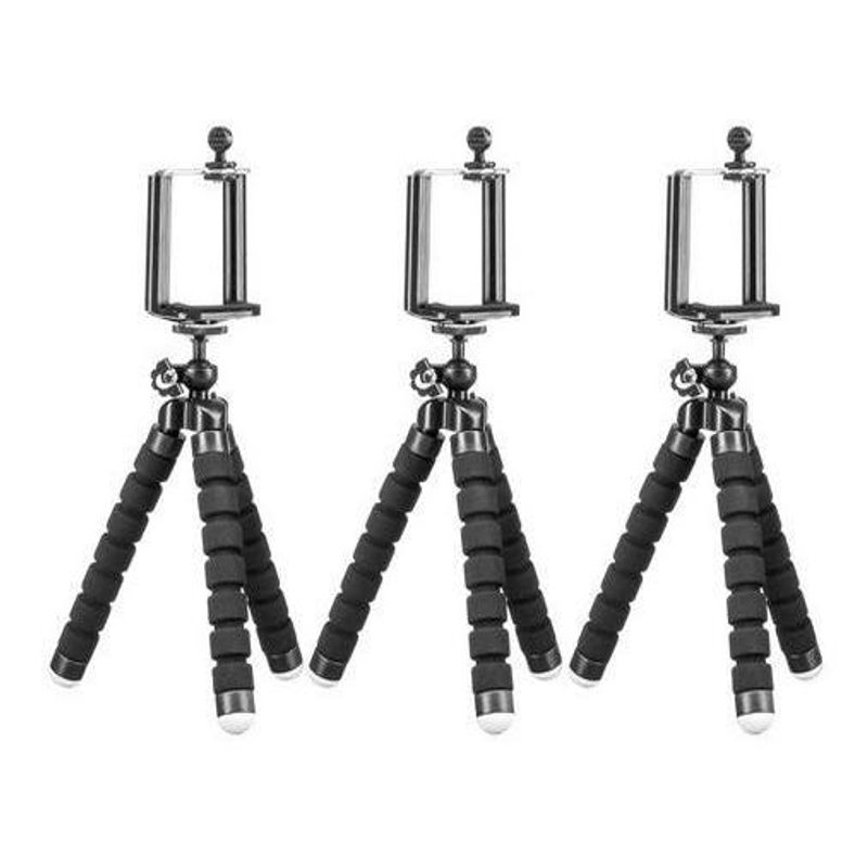 GENERICO - Mini Trípode Celular Flexible y Giratorio para Selfies